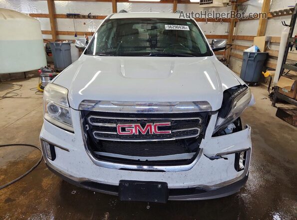 2GKFLUE35G6136819 2016 GMC TERRAIN Белый Вид спереди