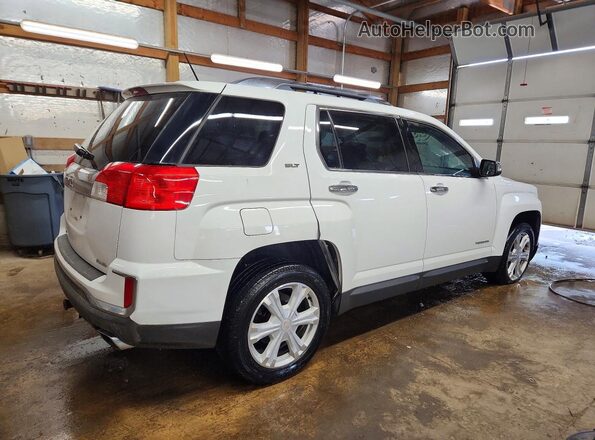 2GKFLUE35G6136819 2016 GMC TERRAIN Белый Задняя правая четверть