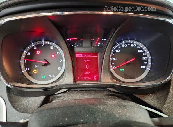 2GKFLUE35G6136819 2016 GMC TERRAIN Белый Вид щитка приборов