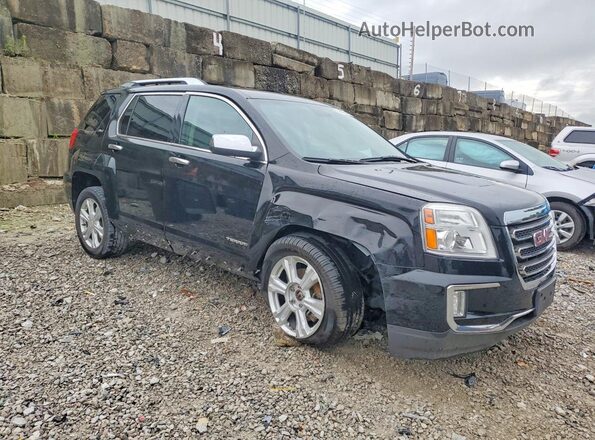 2GKFLUE36G6232457 2016 GMC TERRAIN Black Delantero derecho