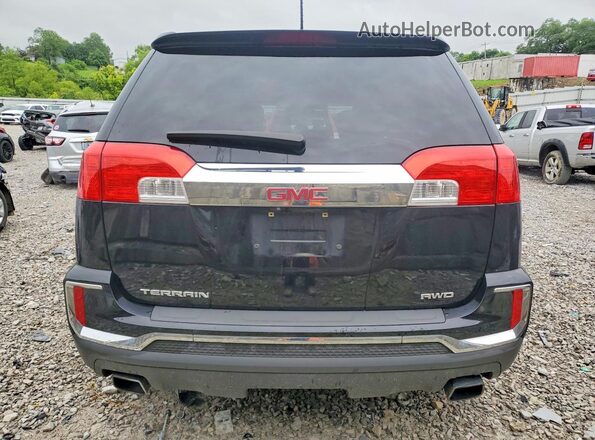 2GKFLUE36G6232457 2016 GMC TERRAIN Black Vista trasera