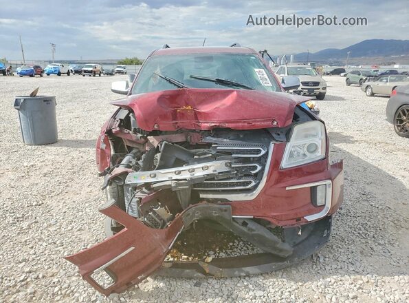 2GKFLUE37H6239659 2017 GMC TERRAIN Burgundy Vista frontal