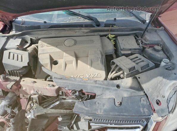 2GKFLUE37H6239659 2017 GMC TERRAIN Burgundy Vista interior trasera