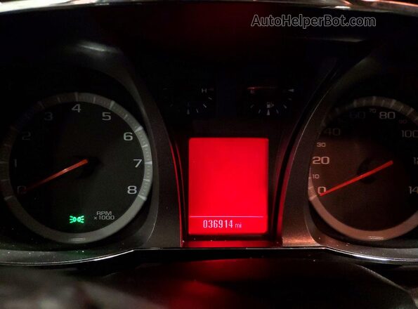 2GKFLUE38G6221380 2016 GMC TERRAIN Белый Вид щитка приборов