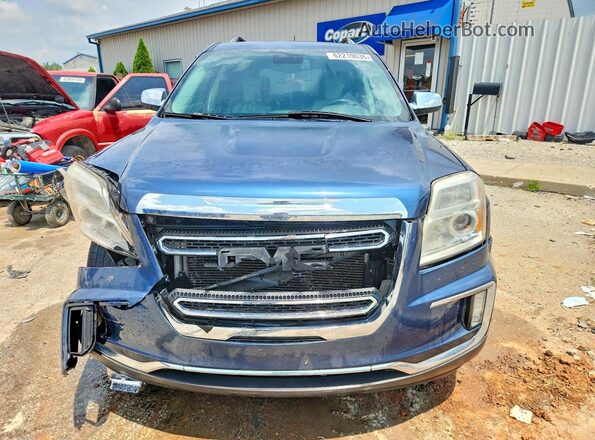2GKFLUE39G6129761 2016 GMC TERRAIN Blue წინა ხედი
