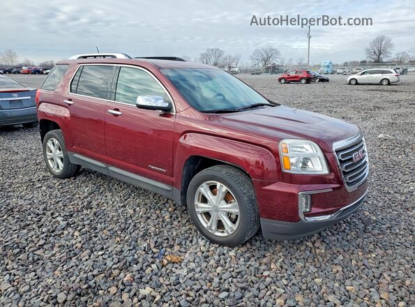 2GKFLUEK2G6125641 2016 GMC TERRAIN Maroon Передня права чверть