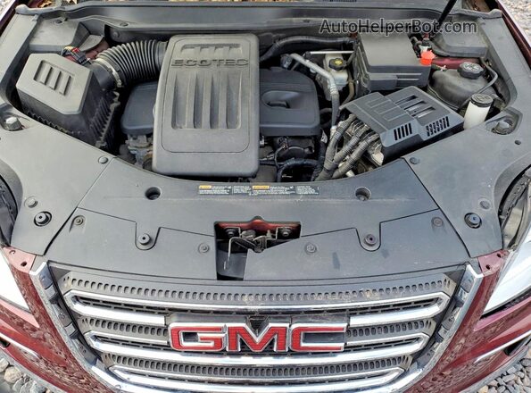 2GKFLUEK2G6125641 2016 GMC TERRAIN Maroon Вид підкапотного простору