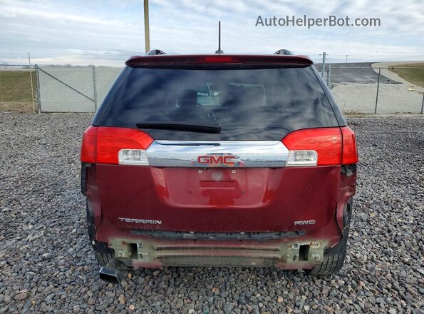 2GKFLUEK2G6125641 2016 GMC TERRAIN Maroon Вид ззаду