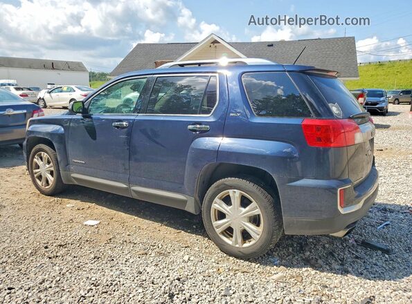 2GKFLUEK3H6251993 2017 GMC TERRAIN Синий Задняя левая четверть