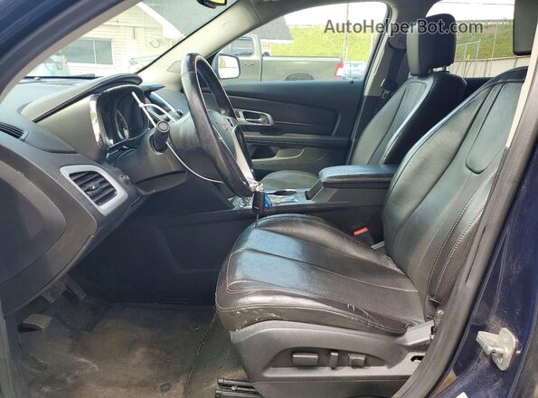 2GKFLUEK3H6251993 2017 GMC TERRAIN Синий Вид салона спереди