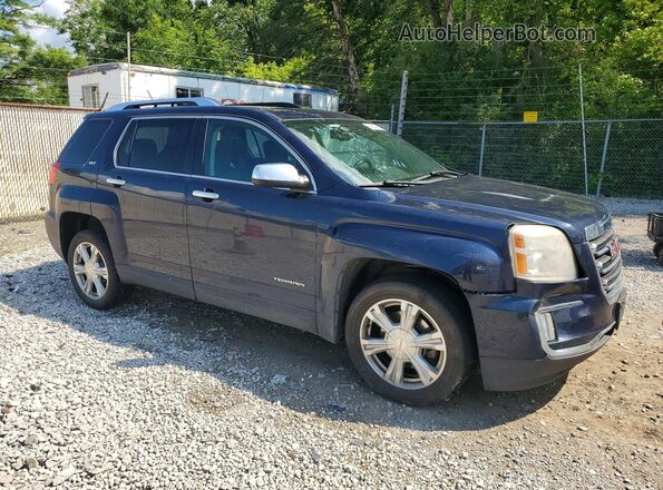 2GKFLUEK3H6251993 2017 GMC TERRAIN Синий Передняя правая четверть