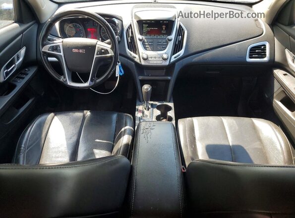 2GKFLUEK3H6251993 2017 GMC TERRAIN Синий Вид панели приборов