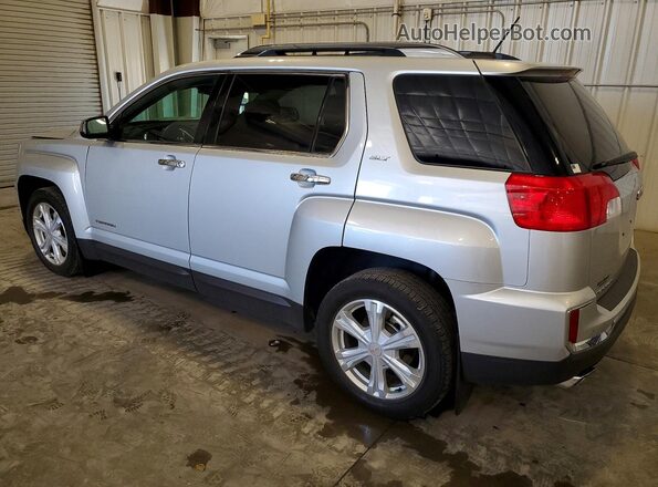 2GKFLUEK3H6259348 2017 GMC TERRAIN Silver Trasero izquierdo