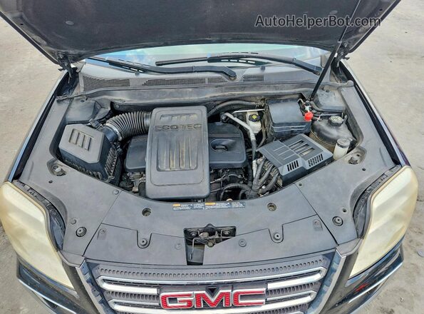 2GKFLUEK3H6328815 2017 GMC TERRAIN Black Widok komory silnika