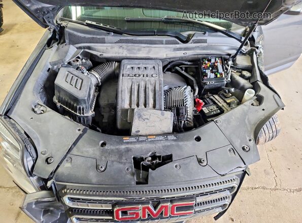 2GKFLUEK7H6346041 2017 GMC TERRAIN Charcoal Սալոնի հետևի տեսք