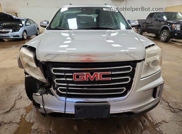 2GKFLUEK9G6207057 2016 GMC TERRAIN Silver Вид спереду