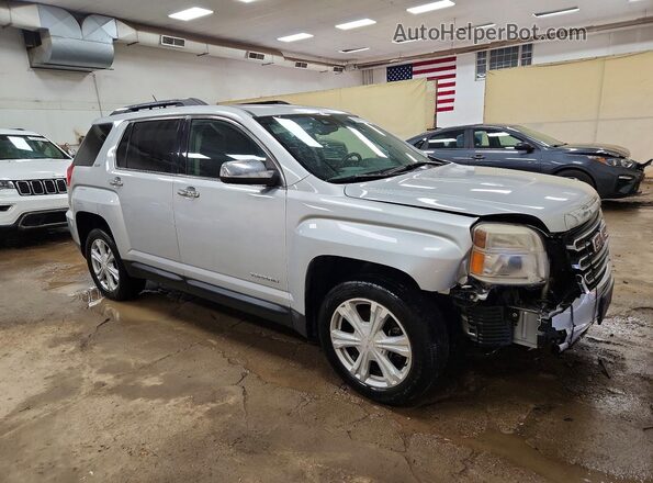 2GKFLUEK9G6207057 2016 GMC TERRAIN Silver Передня права чверть
