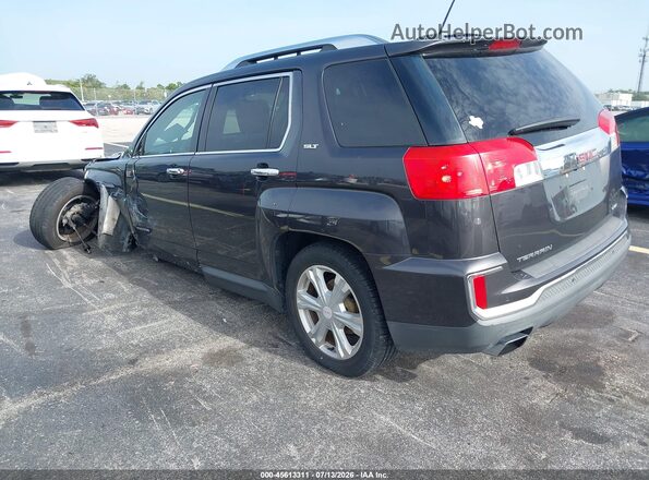2GKFLUEK9G6285113 2016 GMC TERRAIN Gray Задня ліва чверть