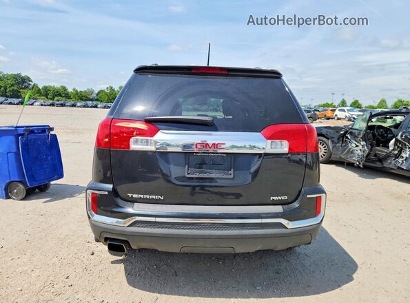 2GKFLUEKXH6311638 2017 GMC TERRAIN Black უკანა ხედი