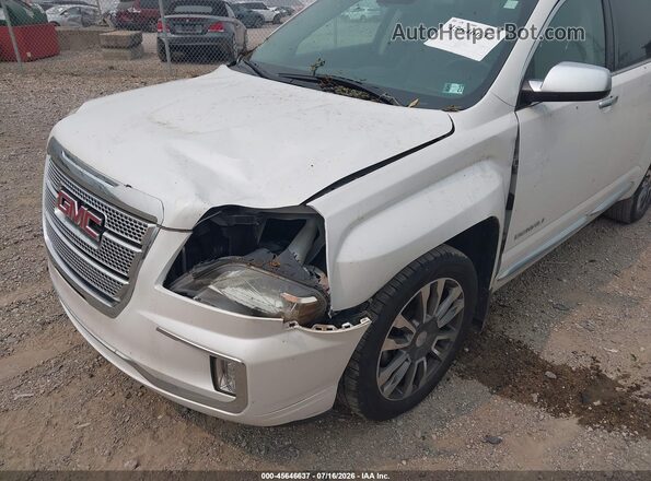 2GKFLVE32H6274857 2017 GMC TERRAIN White Դիմացի տեսք