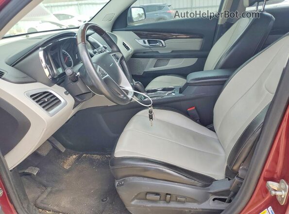 2GKFLVE34G6311485 2016 GMC TERRAIN Красный Вид салона спереди