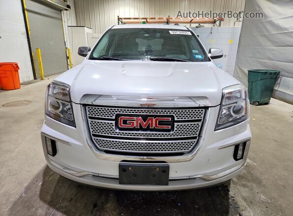 2GKFLVE34H6119680 2017 GMC TERRAIN White Դիմացի տեսք