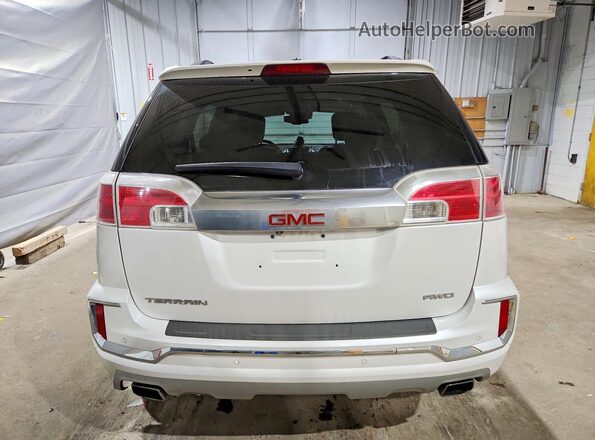 2GKFLVE34H6119680 2017 GMC TERRAIN White Հետևի տեսք