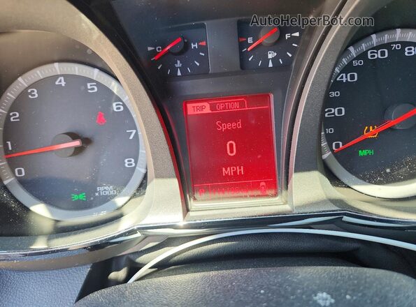2GKFLVE34H6130713 2017 GMC TERRAIN White Instrument cluster view