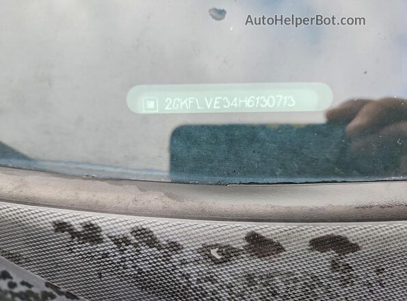 2GKFLVE34H6130713 2017 GMC TERRAIN White VIN sticker view