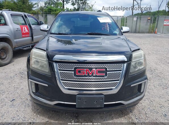 2GKFLVE36H6263375 2017 GMC TERRAIN Black Vista del cuadro de instrumentos