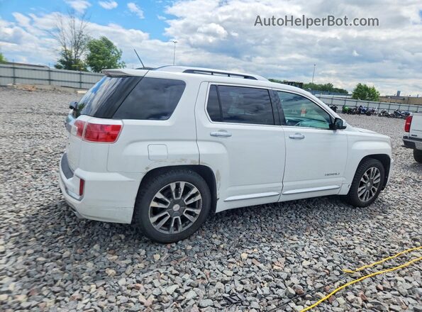 2GKFLVE37G6143499 2016 GMC TERRAIN White Rear right