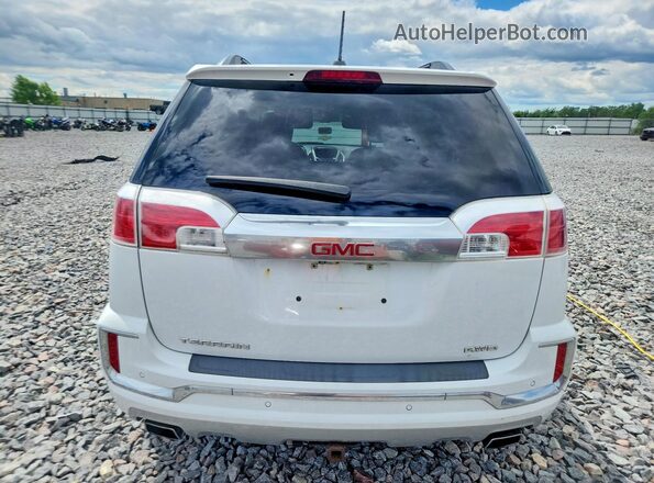 2GKFLVE37G6143499 2016 GMC TERRAIN White Rear view