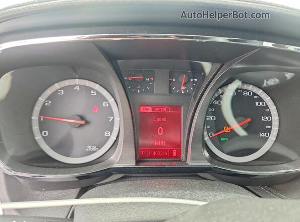 2GKFLVE37G6143499 2016 GMC TERRAIN White Instrument cluster view