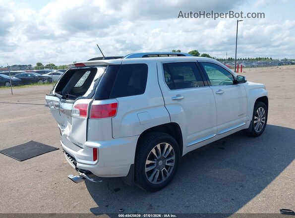 2GKFLVE39H6303237 2017 GMC TERRAIN White Trasero derecho