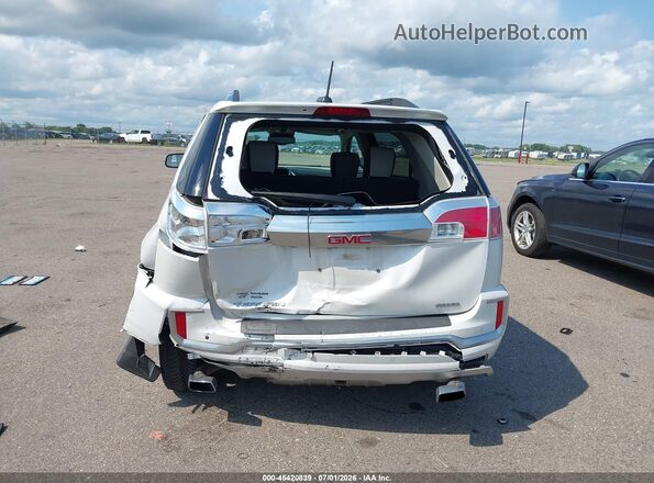 2GKFLVE39H6303237 2017 GMC TERRAIN White Vista frontal
