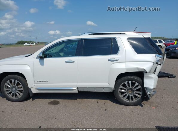 2GKFLVE39H6303237 2017 GMC TERRAIN White Vista interior de 360 grados