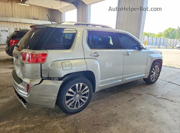 2GKFLVE3XH6246191 2017 GMC TERRAIN Silver Tył prawy
