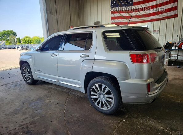 2GKFLVE3XH6246191 2017 GMC TERRAIN Silver Tył lewy