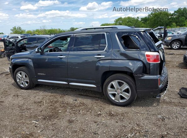 2GKFLVEK2H6143516 2017 GMC TERRAIN Gray Trasero izquierdo