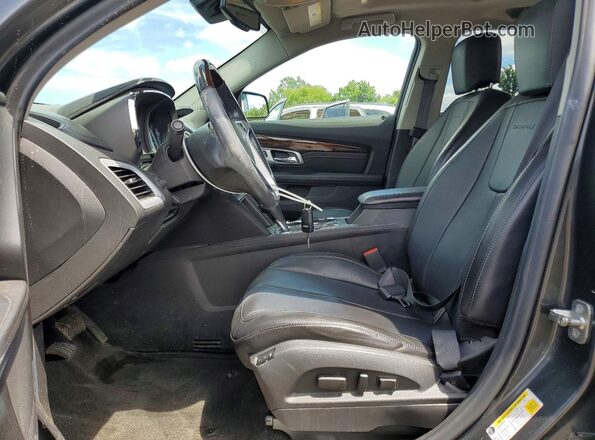 2GKFLVEK2H6143516 2017 GMC TERRAIN Gray Vista interior delantera