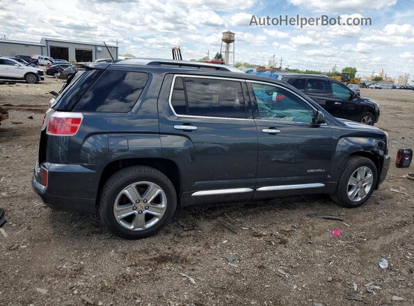 2GKFLVEK2H6143516 2017 GMC TERRAIN Gray Trasero derecho