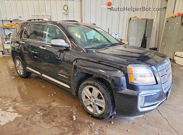 2GKFLVEKXG6191425 2016 GMC TERRAIN Black Front right