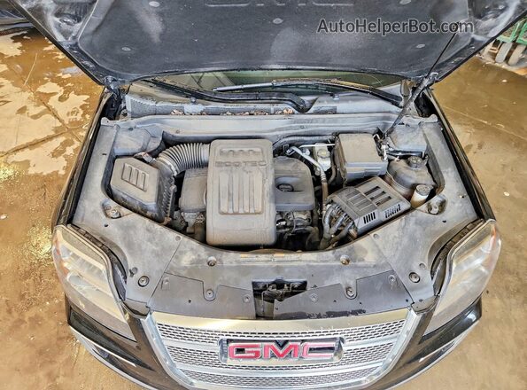 2GKFLVEKXG6191425 2016 GMC TERRAIN Black Engine compartment view