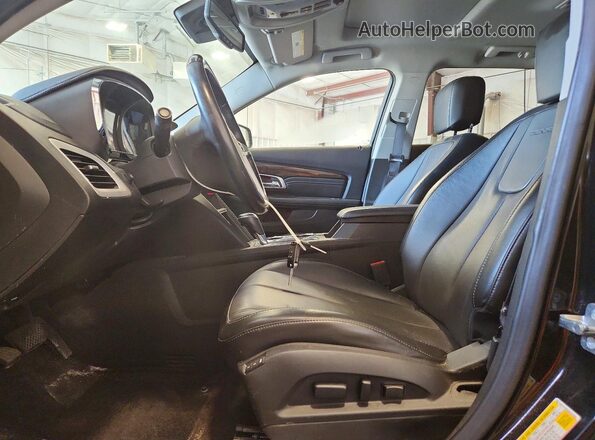 2GKFLVEKXG6191425 2016 GMC TERRAIN Black Front interior view