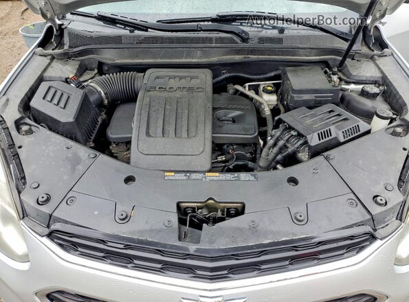 2GNALBEK0G6330781 2016 CHEVROLET EQUINOX Silver Vista del compartimento del motor