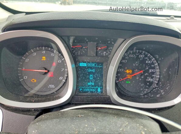 2GNALBEK0H1539940 2017 CHEVROLET EQUINOX Gray Instrument cluster view