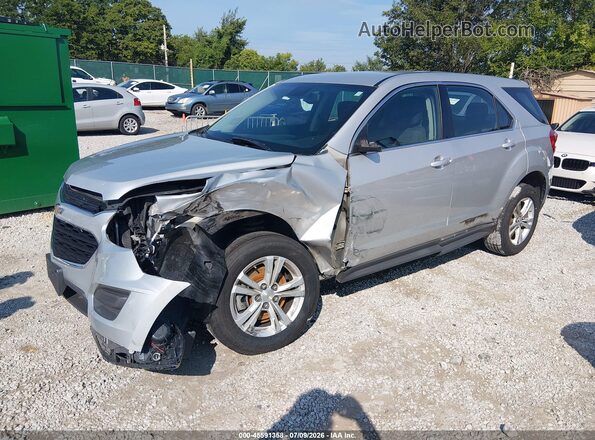 2GNALBEK0H1610361 2017 CHEVROLET EQUINOX Silver Przód lewy