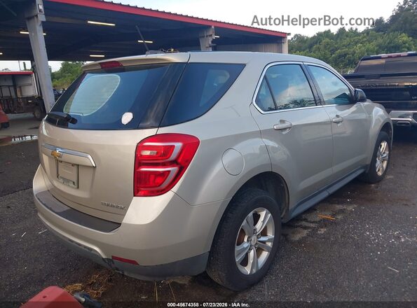 2GNALBEK1G1159214 2016 CHEVROLET EQUINOX Beige უკანა მარჯვენა