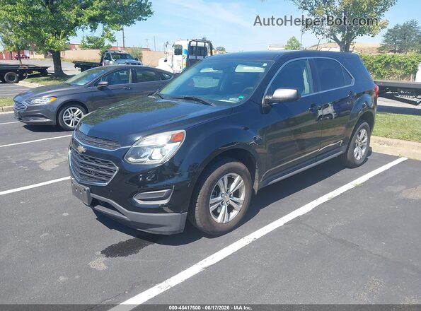 2GNALBEK1H1590900 2017 CHEVROLET EQUINOX Black წინა მარცხენა ხედი სამი მეოთხედიდან