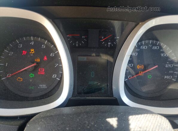 2GNALBEK1H1607274 2017 CHEVROLET EQUINOX Blue Widok zestawu wskaźników